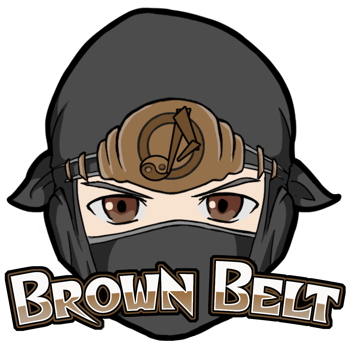 Brown Belt Sticker
